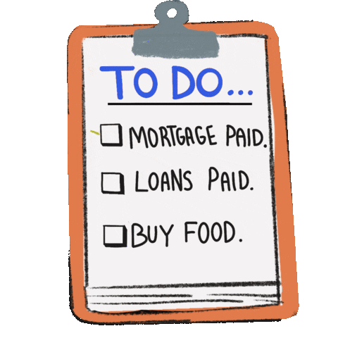 To Do List Money Sticker by Creative Courage for iOS & Android | GIPHY
