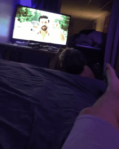 Movie Night Shirtless Guys GIF