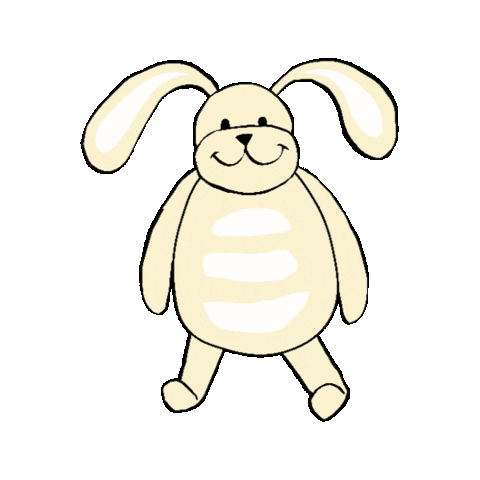 Bunny Sticker by Sleepytot