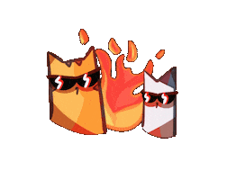 Fire Burn Sticker
