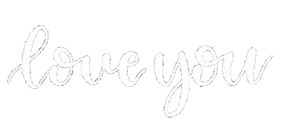 Lettering Love Sticker