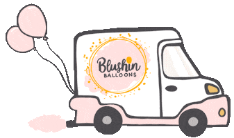 Blushin Balloons Sticker