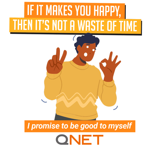 Happy Mental Health Sticker by QNET Official