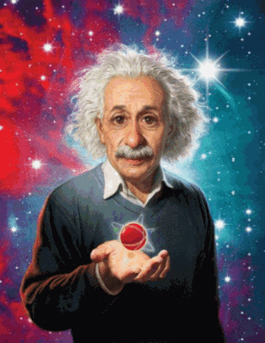 Albert Einstein Drugs GIF