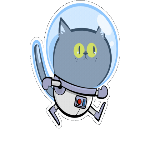 Space Cat Sticker