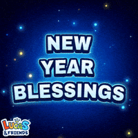 Happy New Year Fireworks GIF by Lucas and Friends by RV AppStudios