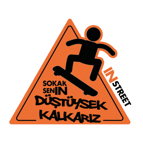 IN STREET Sticker