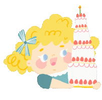 Cake 生日快樂 Sticker