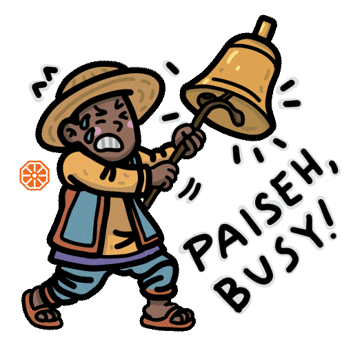 Hungry Time Sticker by Lau Pa Sat