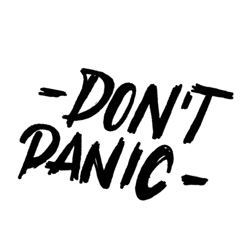 Panic Sticker