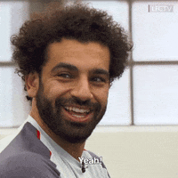 mohamed salah smile GIF by Liverpool FC
