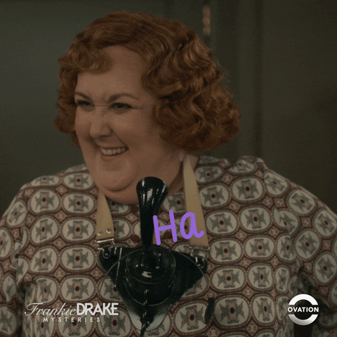 Frankie Drake Mysteries Laugh GIF by Ovation TV