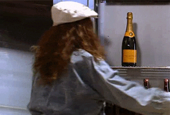 friday champagne GIF