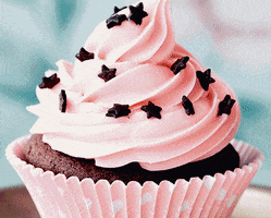 cupcake nom GIF
