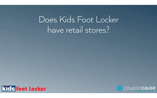 Kids Foot Locker Faq GIF by Coupon Cause