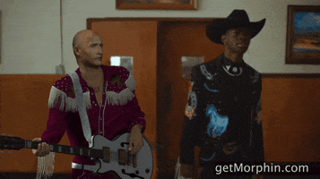 The Rock Guitar GIF by Morphin