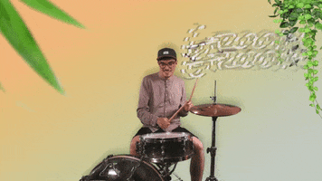 Drumming Good Vibes GIF by Punch Drunk Poets