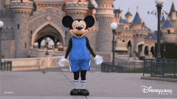 Stretching Mickey Mouse GIF by Disneyland Paris