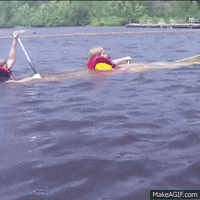 Canoeing GIF