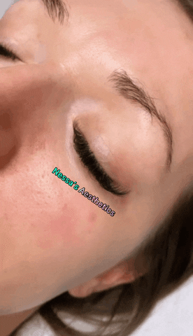 Nessas_aesthetics lashes eyelashes eyelash extensions mink lashes GIF
