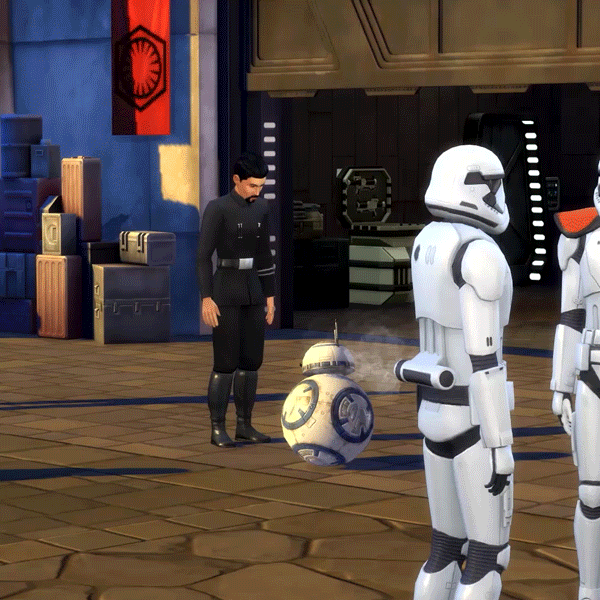 Confused Star Wars GIF by The Sims