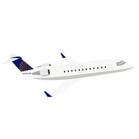 Vacation Crj200 Sticker by Air Wisconsin