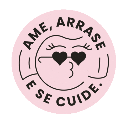Pink Love Sticker by Hidrabene