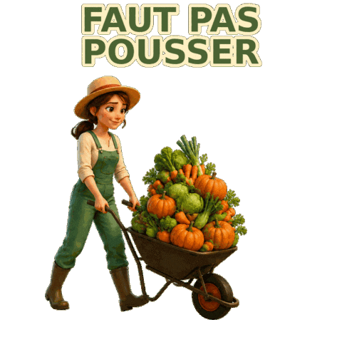La Fermiere Brouette Sticker