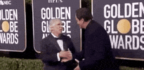 Quentin Tarantino Handshake GIF by Golden Globes