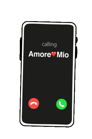 NicolRaidman iphone call amore cellphone Sticker