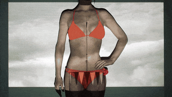 art bikini GIF by Thierry Van Biesen