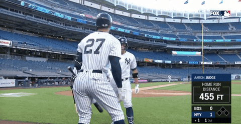 Aaron Judge Lands League Record 62nd Home Run - GIPHY Clips