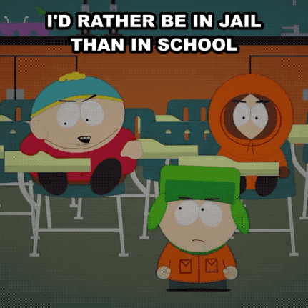 Episode 7 No School GIF by South Park