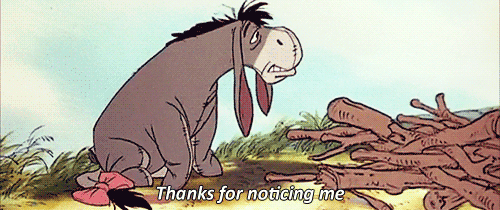 It's okay to be an Eeyore and not feel grateful when you know there are good things in life.