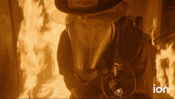 Chicago Fire Burn GIF by ION
