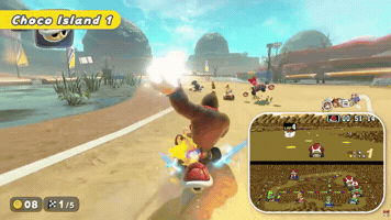 Mario Kart Racing GIF