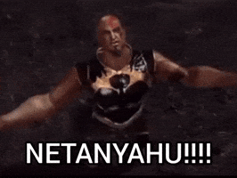 Kratos Screaming Netanyahu GIF