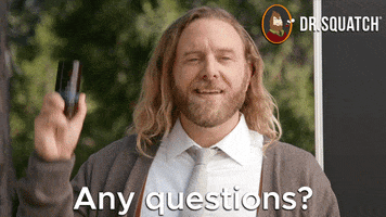 Question Yes GIF by DrSquatchSoapCo