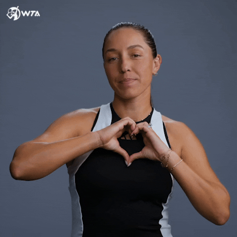 Heart Peace GIF by WTA