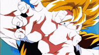 Goku And Vegeta Kamehameha GIFs