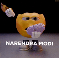 Narendra Modi Brain GIF by Indian National Congress