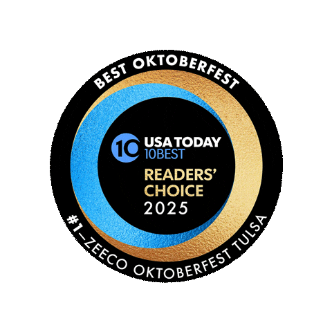 10Best Readers Choice Sticker by Zeeco Oktoberfest Tulsa