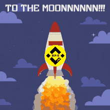 To The Moon Travel GIF by Bep40coin