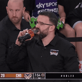 Sport Drinking GIF by NBL