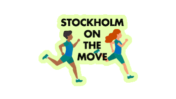 Running Sticker by VisitStockholm