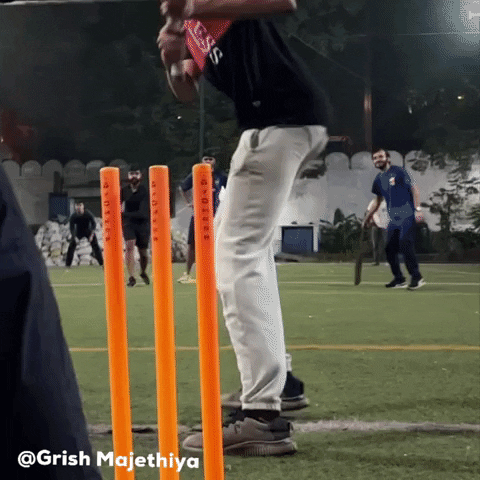 Cricket Batting GIF by Grish Majethiya