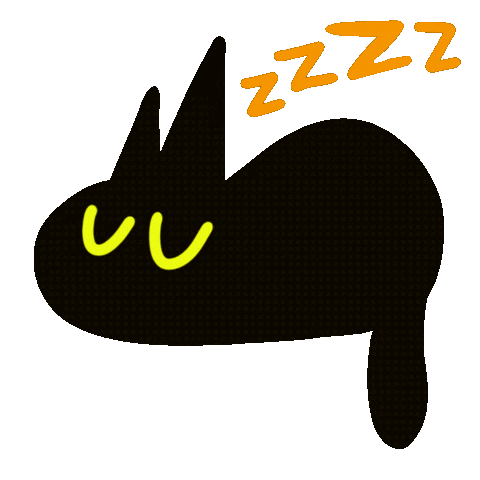 Cat Sleep Sticker