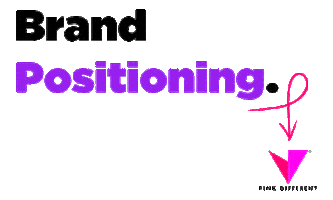 Brand Positioning Sticker by Pink Different