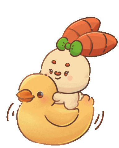 Bunny Playing Sticker