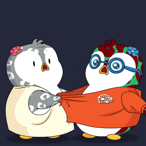 Scared Oh No GIF by Pudgy Penguins